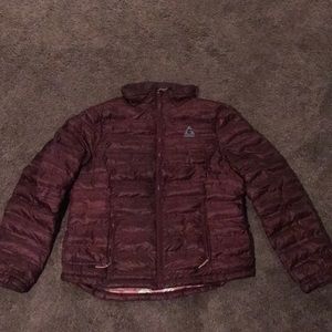 Gerry Puffy Jacket Maroon